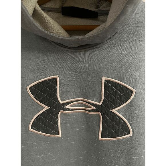 Under Armour Women's Loose Coldgear Pullover Hoodie Size L - Picture 9 of 9